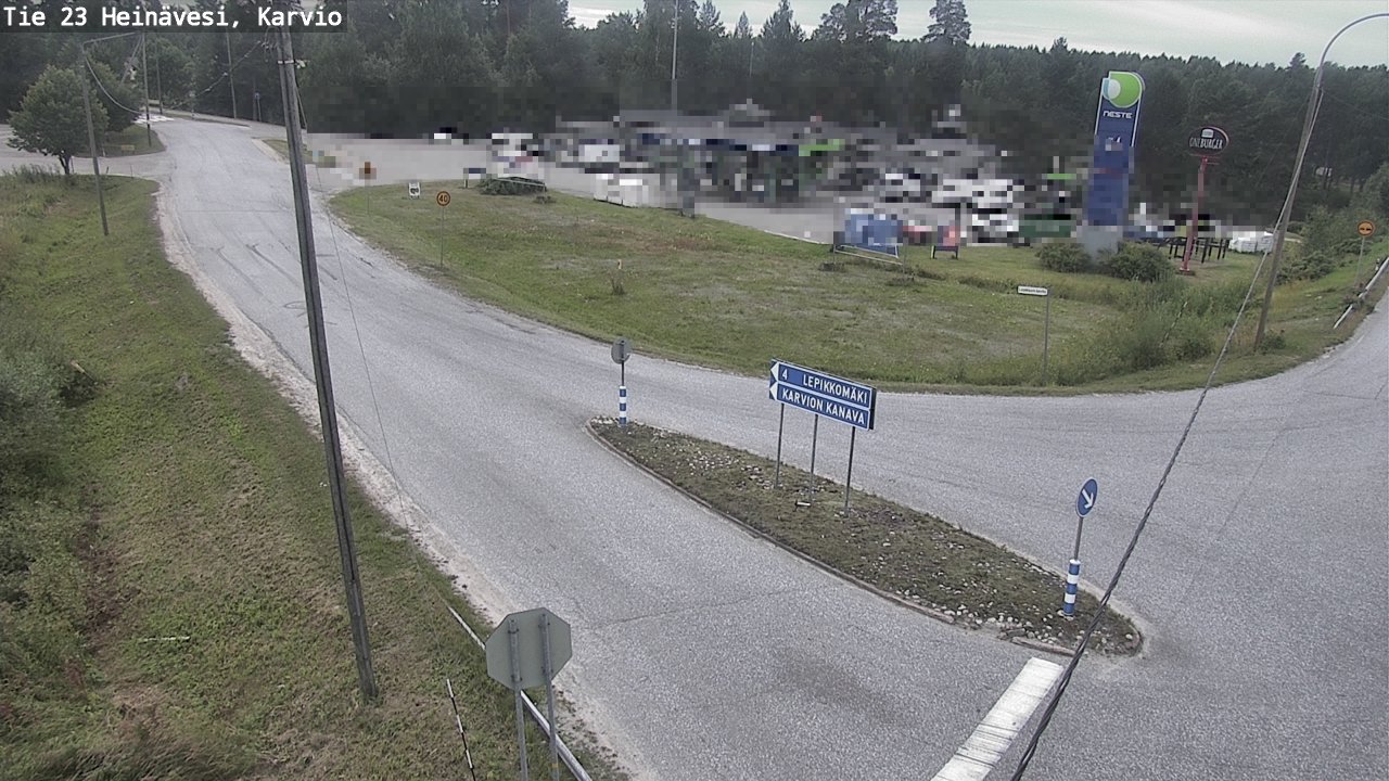 Weather Camera Image Road 23 Heinävesi, Karvio, Heinävesi, Pohjois-Karjala