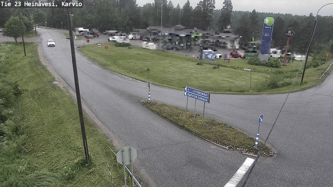 Weather Camera Image Road 23 Heinävesi, Karvio, Heinävesi, Pohjois-Karjala