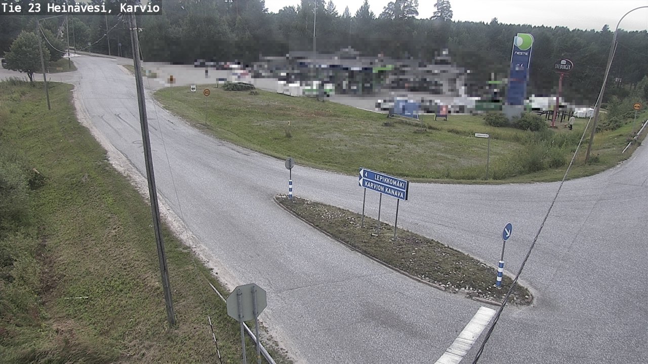 Weather Camera Image Road 23 Heinävesi, Karvio, Heinävesi, Pohjois-Karjala