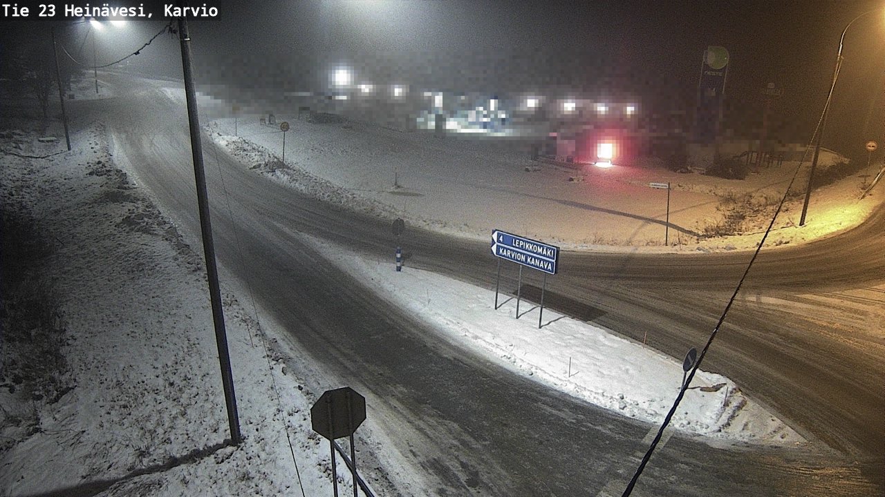Weather Camera Image Väg 23 Heinävesi, Karvio, Heinävesi, Pohjois-Karjala