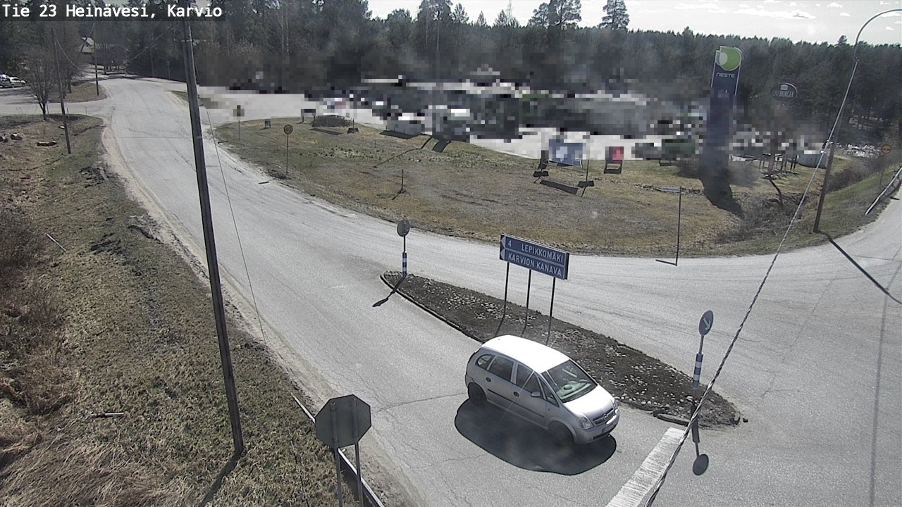 Weather Camera Image Road 23 Heinävesi, Karvio, Heinävesi, Pohjois-Karjala