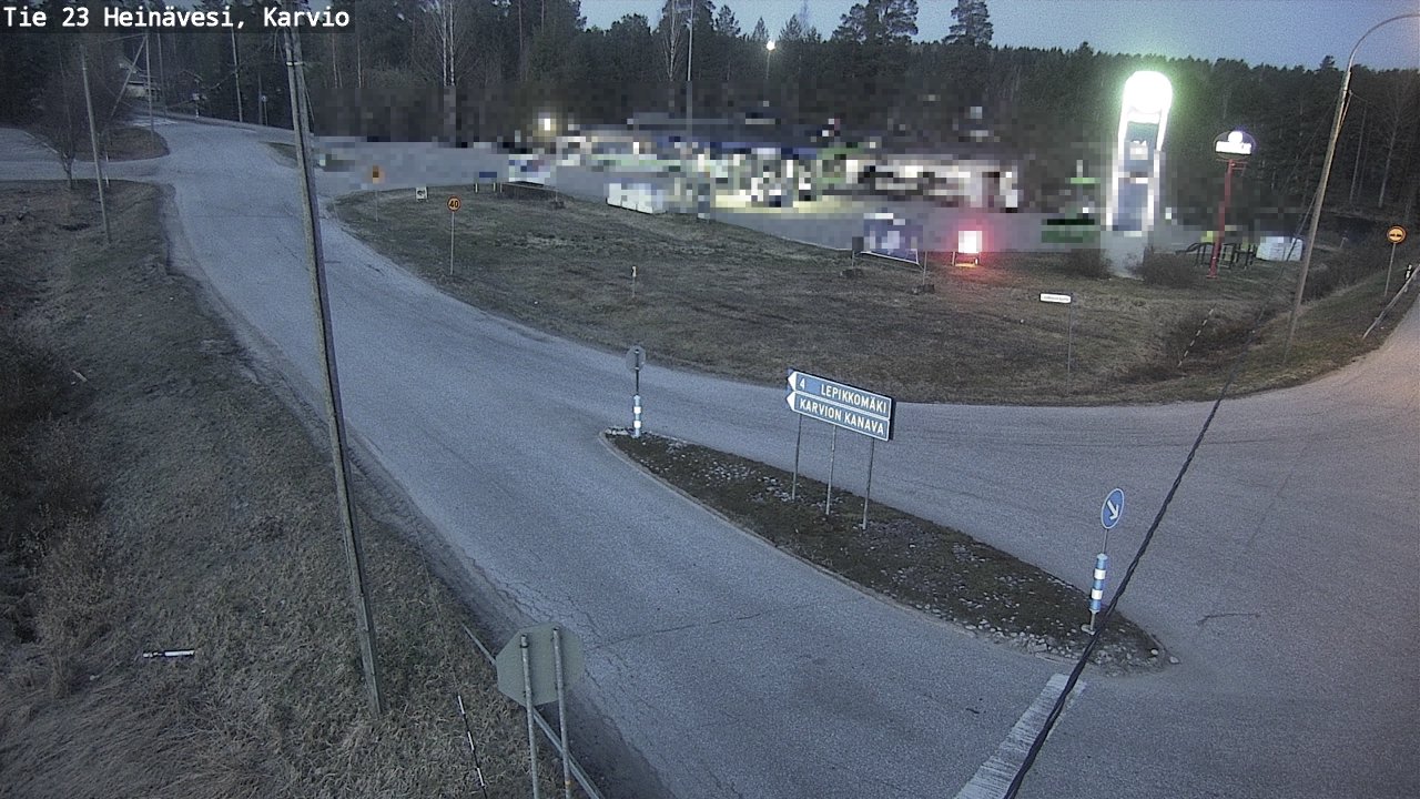 Weather Camera Image Road 23 Heinävesi, Karvio, Heinävesi, Pohjois-Karjala