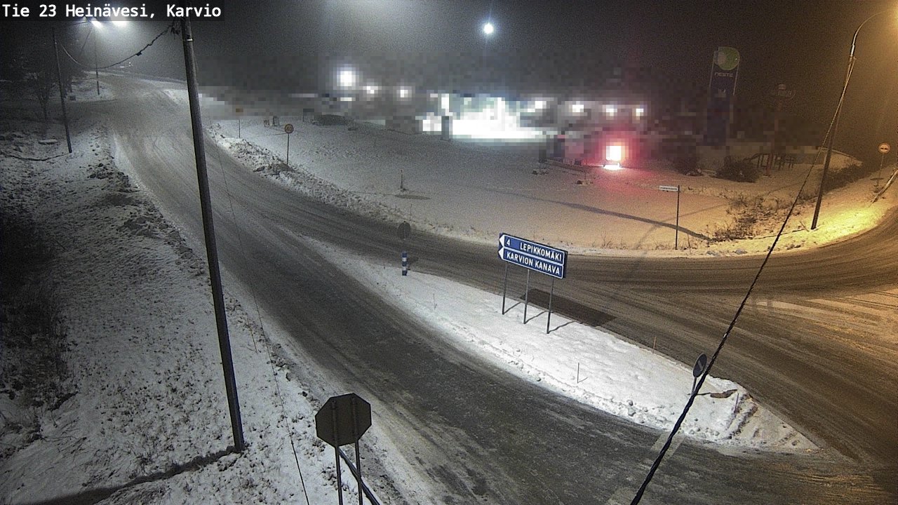 Weather Camera Image Väg 23 Heinävesi, Karvio, Heinävesi, Pohjois-Karjala
