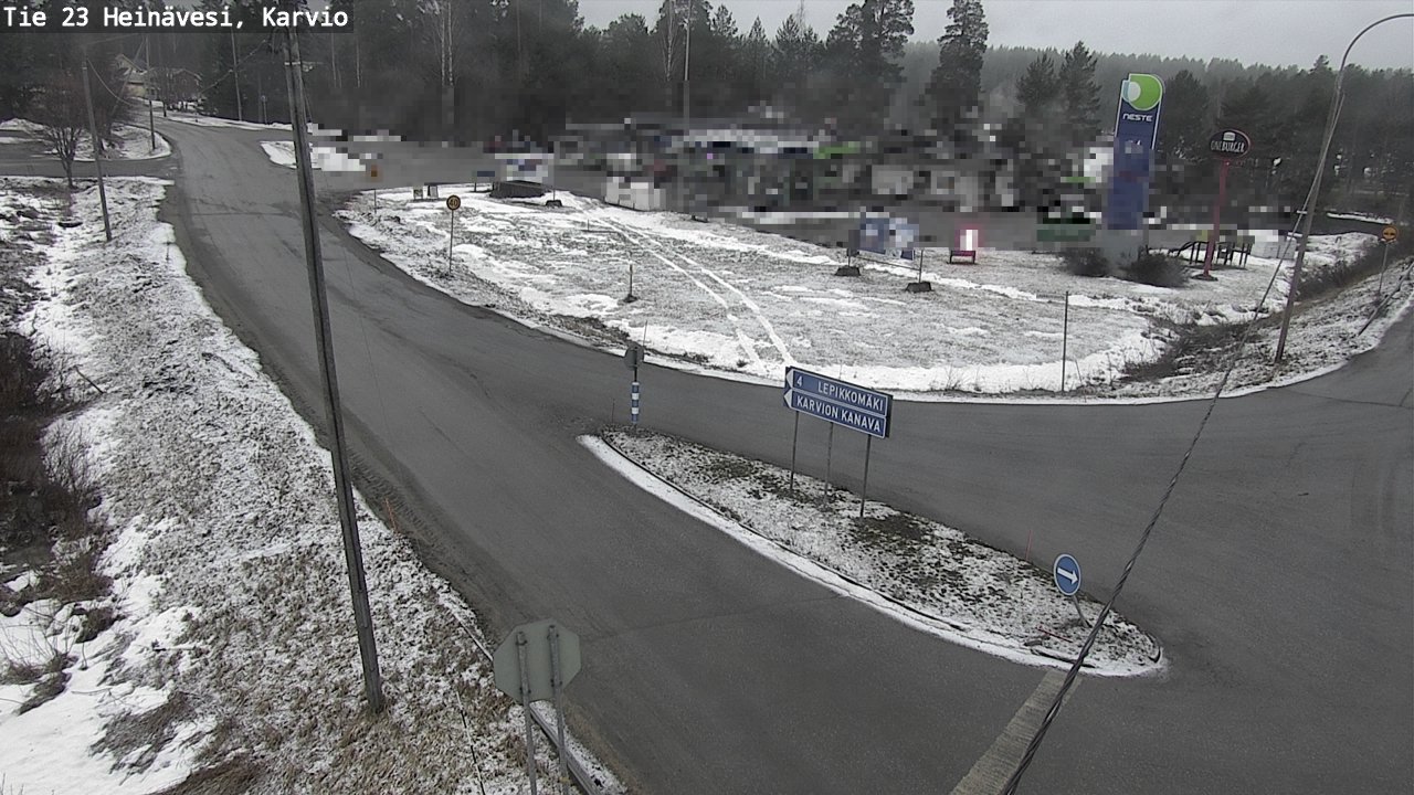 Kelikamerat Kuva Tie 23 Heinävesi, Karvio, Heinävesi, Pohjois-Karjala