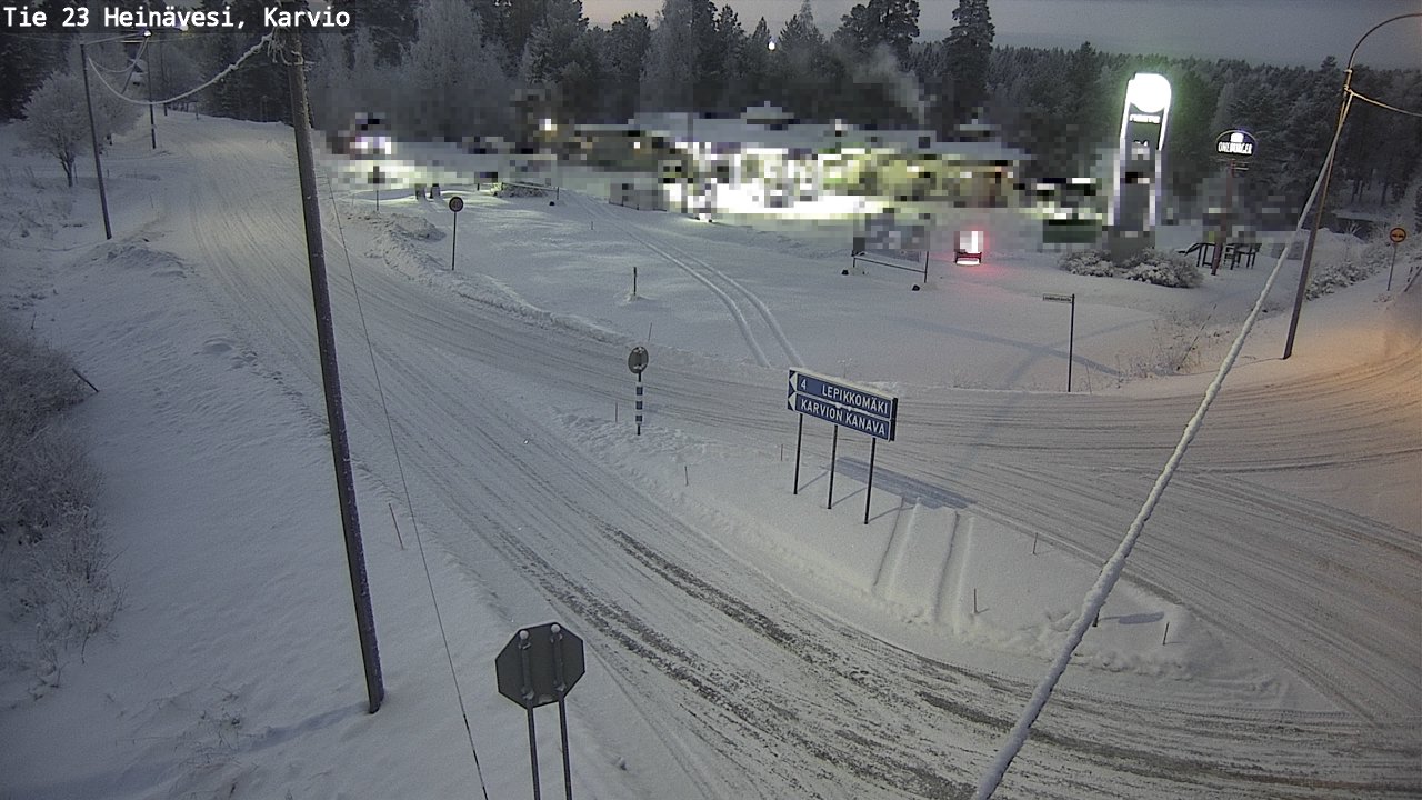 Kelikamerat Kuva Tie 23 Heinävesi, Karvio, Heinävesi, Pohjois-Karjala