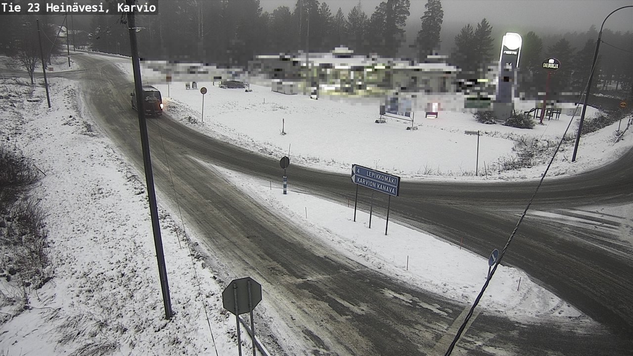 Weather Camera Image Väg 23 Heinävesi, Karvio, Heinävesi, Pohjois-Karjala