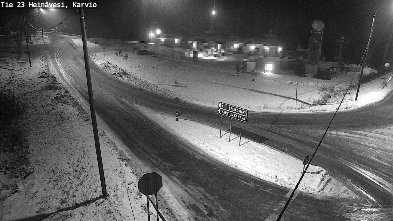 Weather Camera Image Väg 23 Heinävesi, Karvio, Heinävesi, Pohjois-Karjala
