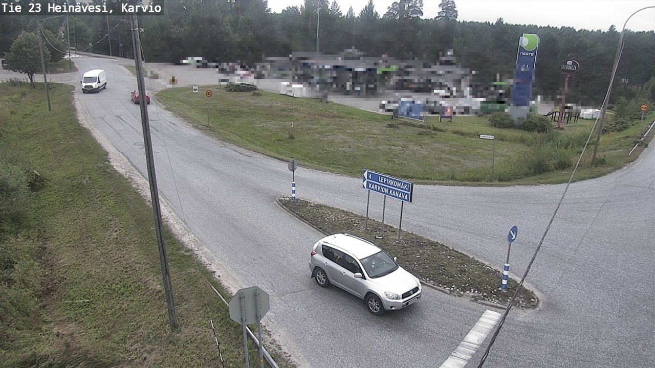 Weather Camera Image Road 23 Heinävesi, Karvio, Heinävesi, Pohjois-Karjala