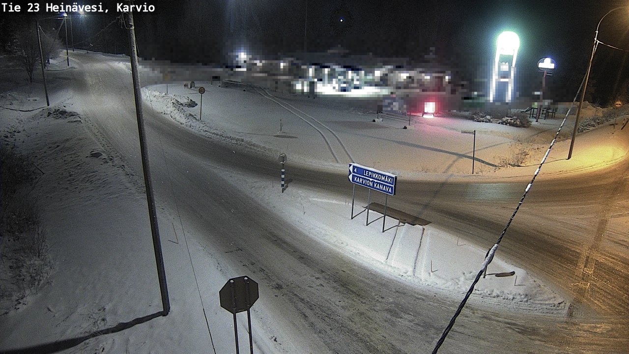 Kelikamerat Kuva Tie 23 Heinävesi, Karvio, Heinävesi, Pohjois-Karjala