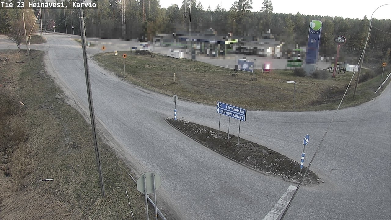 Weather Camera Image Road 23 Heinävesi, Karvio, Heinävesi, Pohjois-Karjala