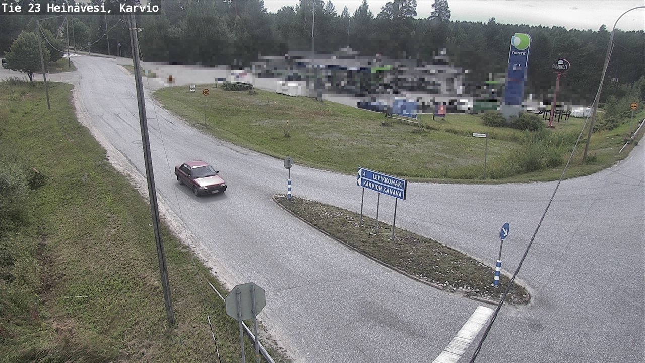 Weather Camera Image Road 23 Heinävesi, Karvio, Heinävesi, Pohjois-Karjala