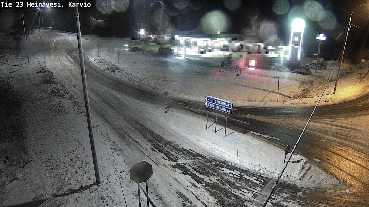 Weather Camera Image Väg 23 Heinävesi, Karvio, Heinävesi, Pohjois-Karjala