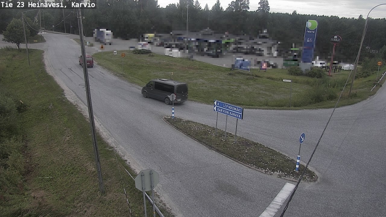 Weather Camera Image Road 23 Heinävesi, Karvio, Heinävesi, Pohjois-Karjala