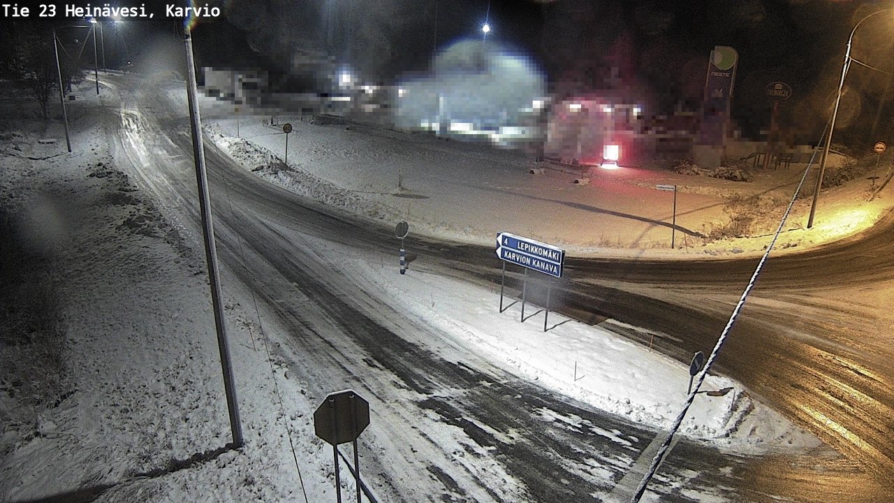 Weather Camera Image Väg 23 Heinävesi, Karvio, Heinävesi, Pohjois-Karjala