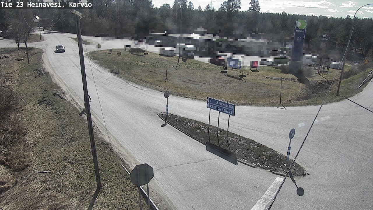 Weather Camera Image Road 23 Heinävesi, Karvio, Heinävesi, Pohjois-Karjala