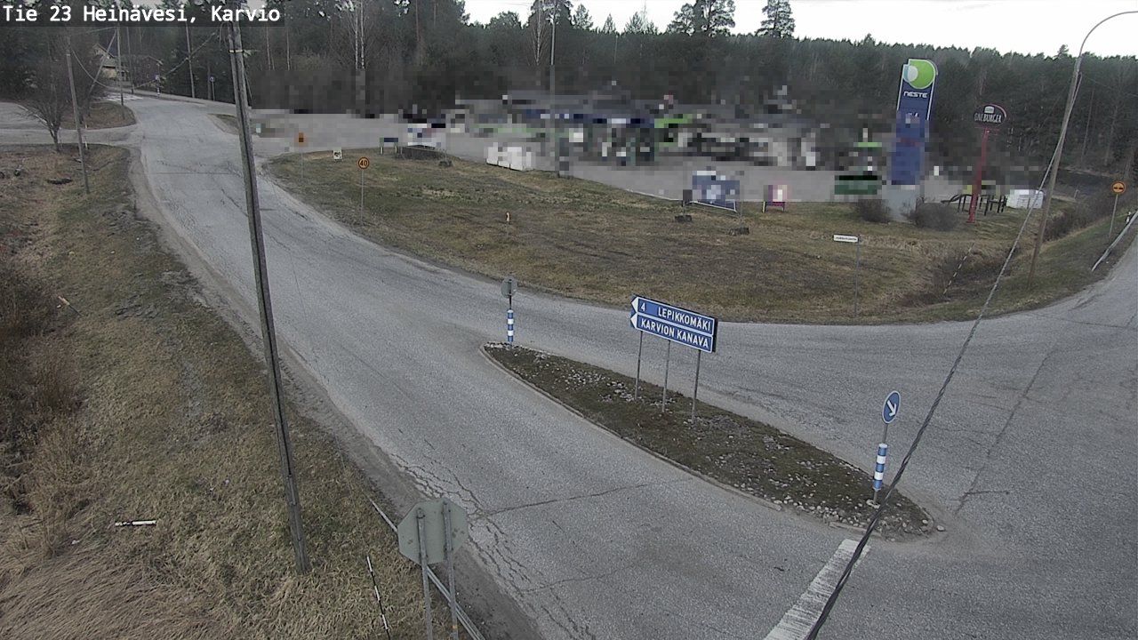Weather Camera Image Road 23 Heinävesi, Karvio, Heinävesi, Pohjois-Karjala