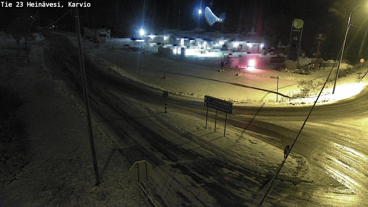 Weather Camera Image Väg 23 Heinävesi, Karvio, Heinävesi, Pohjois-Karjala