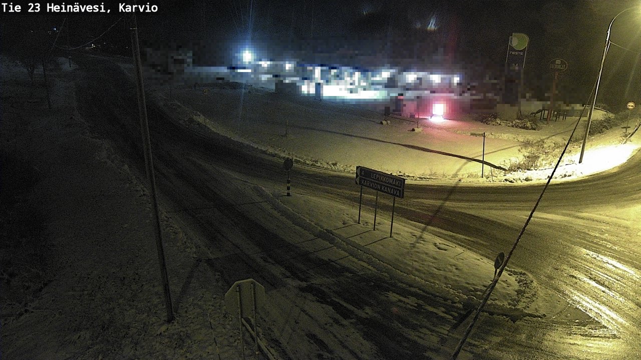 Weather Camera Image Väg 23 Heinävesi, Karvio, Heinävesi, Pohjois-Karjala