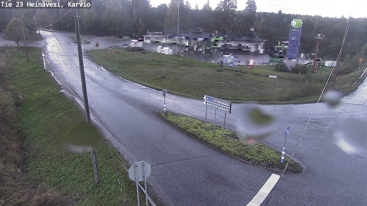 Weather Camera Image Väg 23 Heinävesi, Karvio, Heinävesi, Pohjois-Karjala