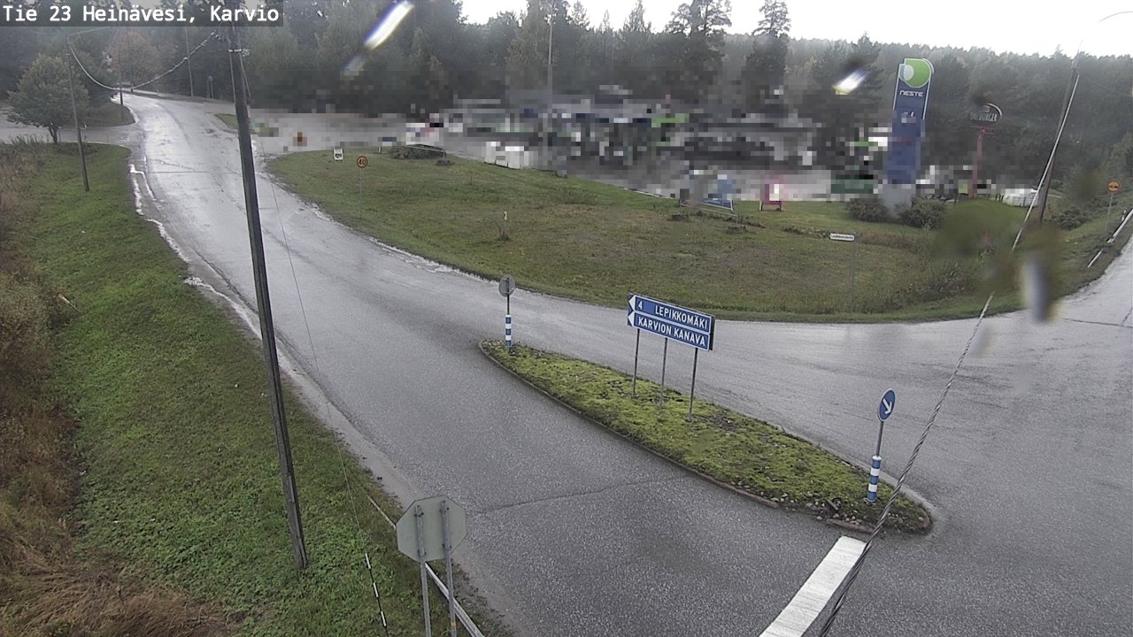 Weather Camera Image Road 23 Heinävesi, Karvio, Heinävesi, Pohjois-Karjala