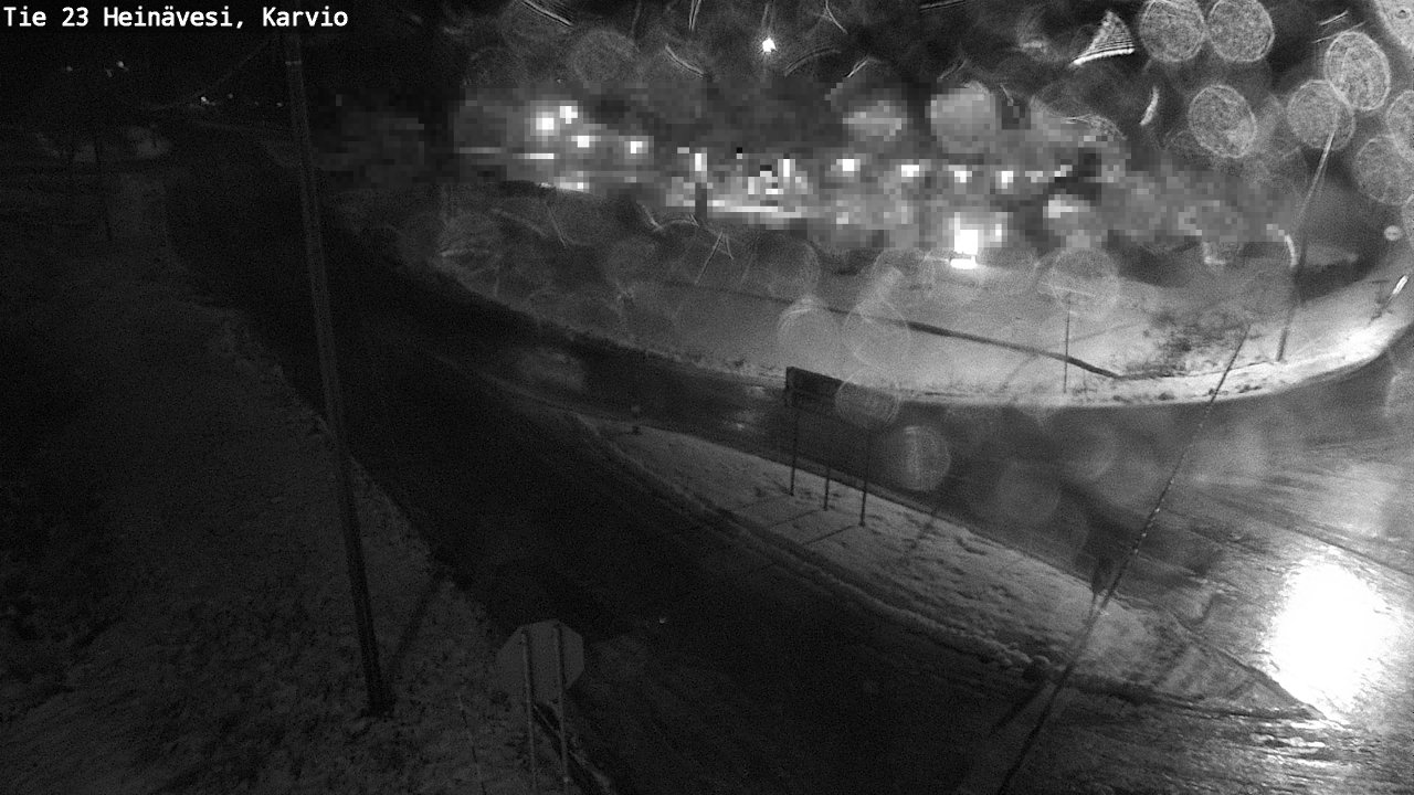 Weather Camera Image Väg 23 Heinävesi, Karvio, Heinävesi, Pohjois-Karjala