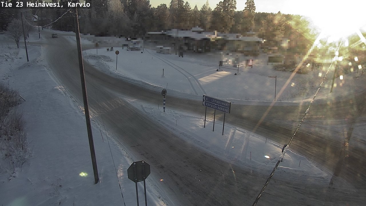 Kelikamerat Kuva Tie 23 Heinävesi, Karvio, Heinävesi, Pohjois-Karjala