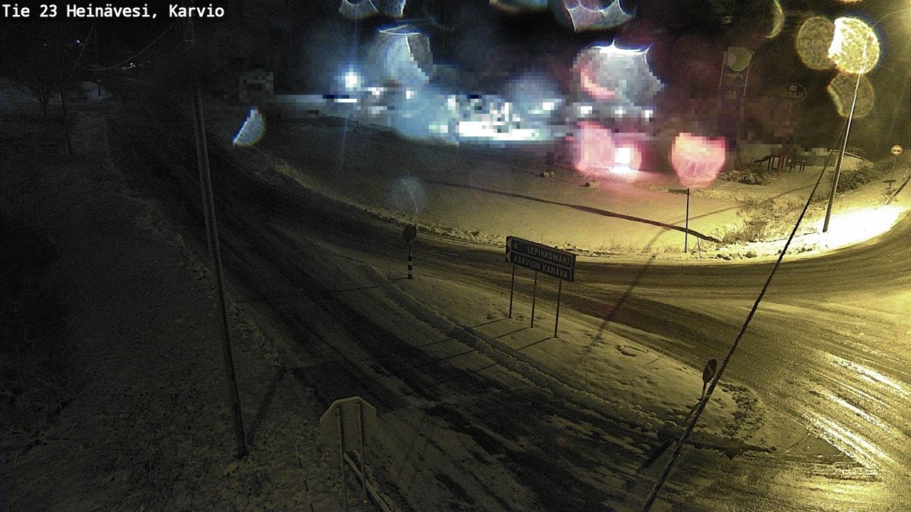 Weather Camera Image Väg 23 Heinävesi, Karvio, Heinävesi, Pohjois-Karjala