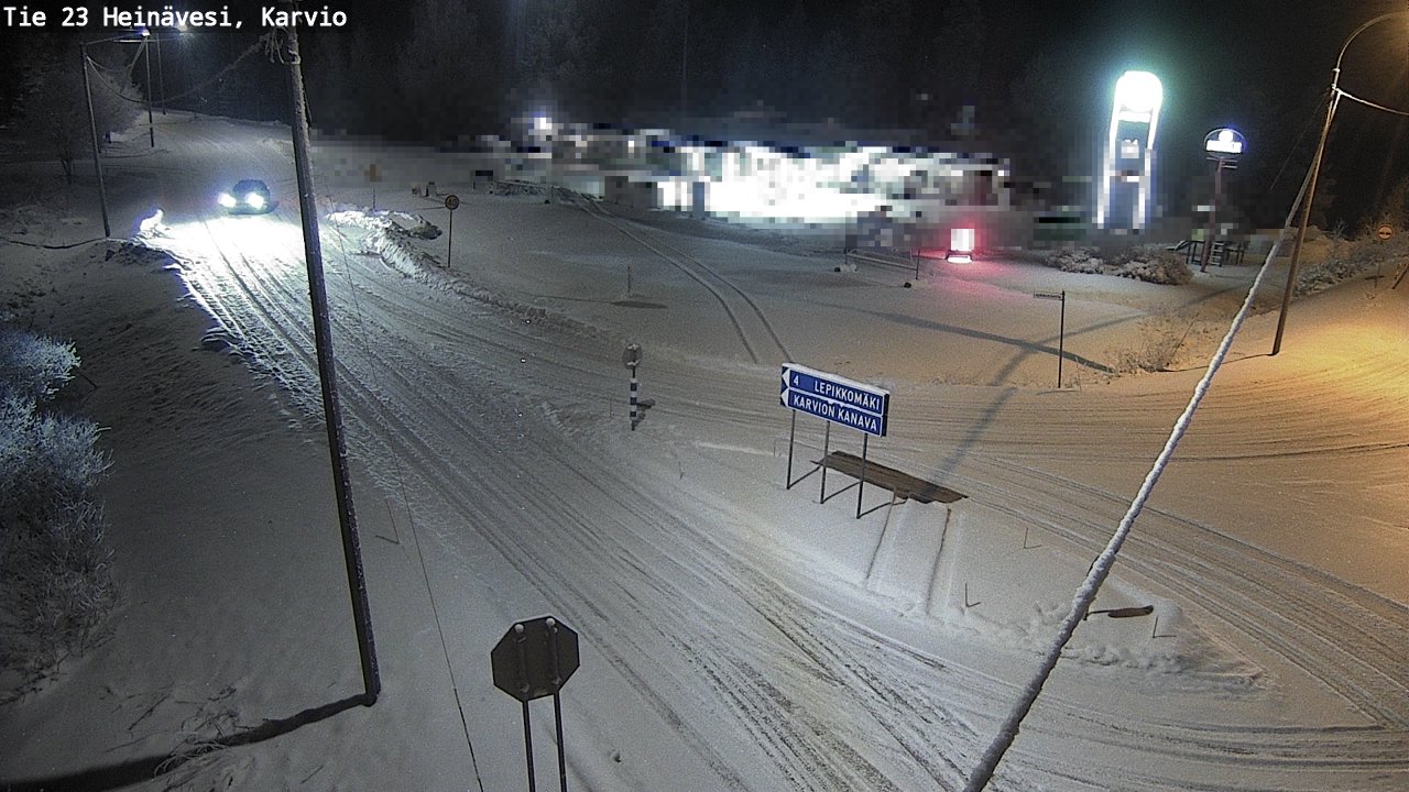 Kelikamerat Kuva Tie 23 Heinävesi, Karvio, Heinävesi, Pohjois-Karjala