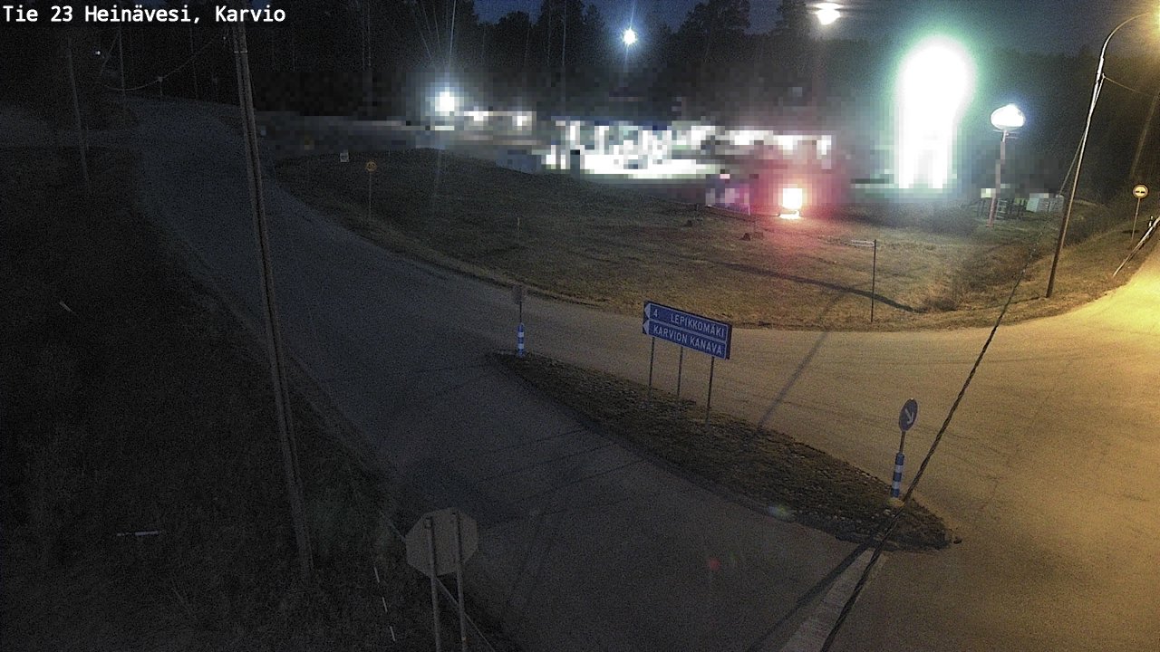 Weather Camera Image Road 23 Heinävesi, Karvio, Heinävesi, Pohjois-Karjala