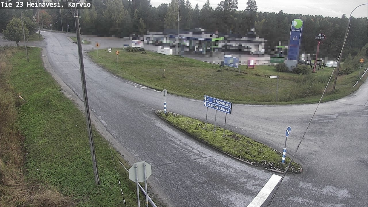 Weather Camera Image Road 23 Heinävesi, Karvio, Heinävesi, Pohjois-Karjala