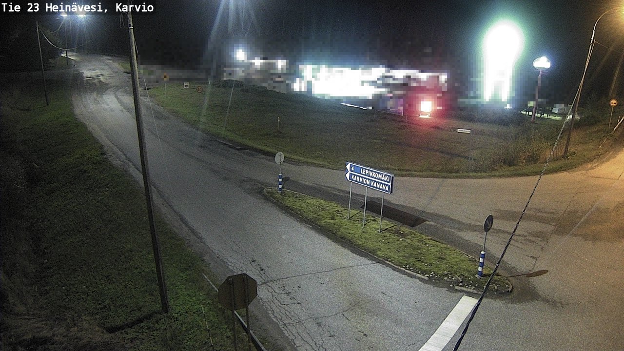 Weather Camera Image Road 23 Heinävesi, Karvio, Heinävesi, Pohjois-Karjala