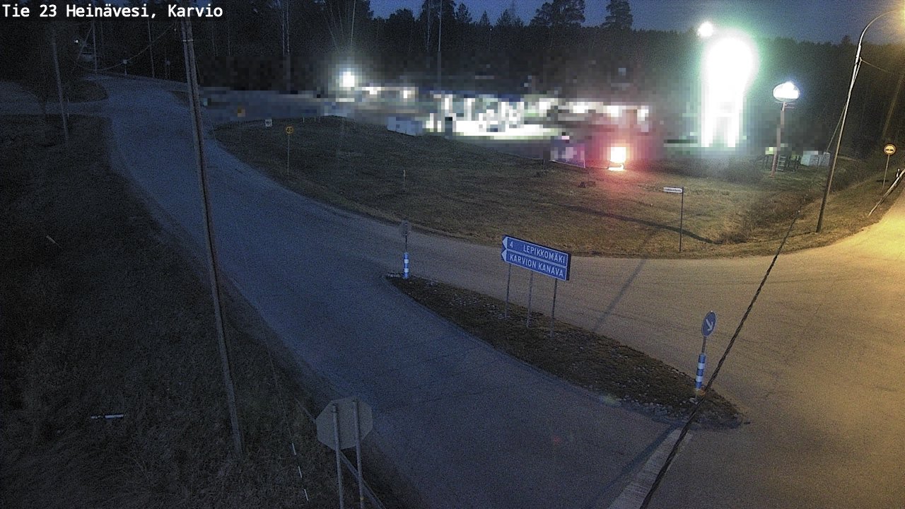 Weather Camera Image Road 23 Heinävesi, Karvio, Heinävesi, Pohjois-Karjala