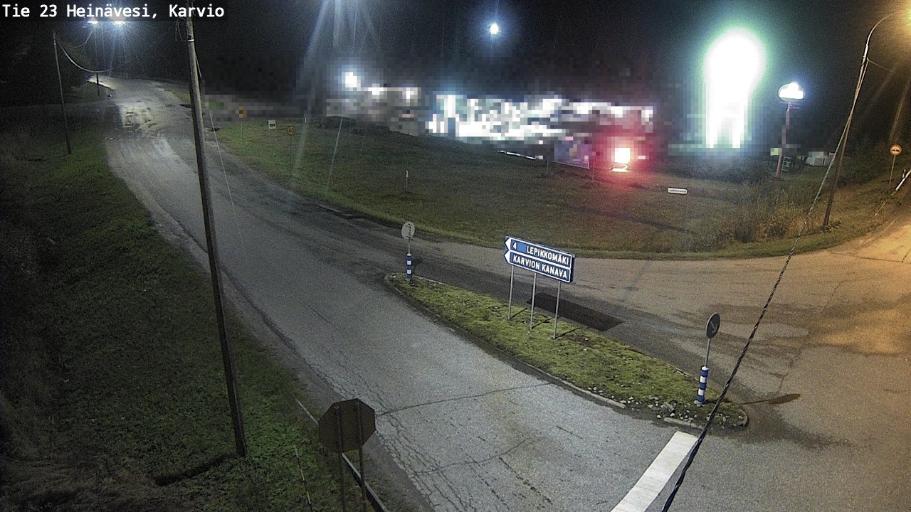 Weather Camera Image Road 23 Heinävesi, Karvio, Heinävesi, Pohjois-Karjala