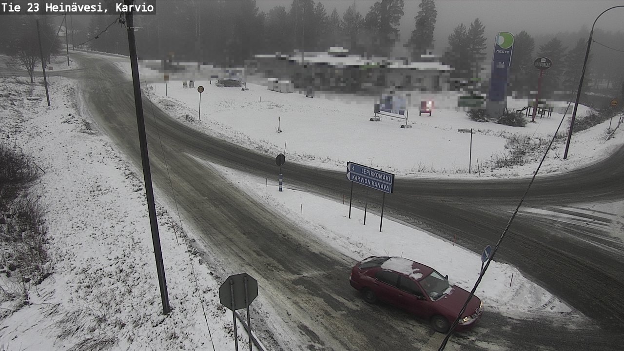 Weather Camera Image Väg 23 Heinävesi, Karvio, Heinävesi, Pohjois-Karjala