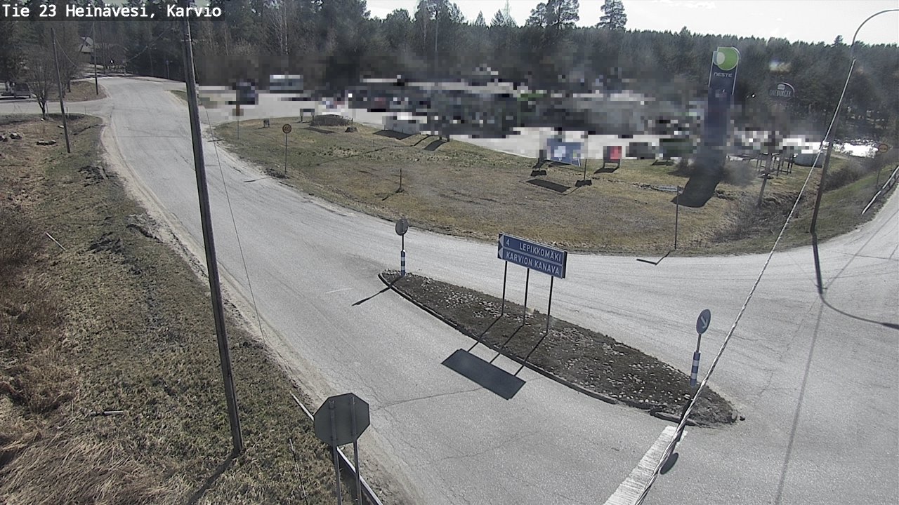 Weather Camera Image Road 23 Heinävesi, Karvio, Heinävesi, Pohjois-Karjala