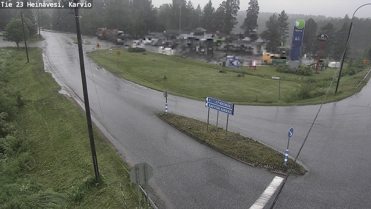 Weather Camera Image Road 23 Heinävesi, Karvio, Heinävesi, Pohjois-Karjala