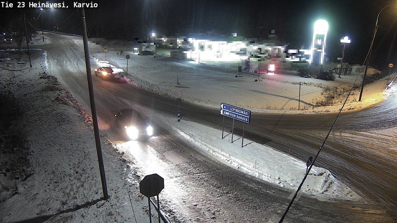 Weather Camera Image Väg 23 Heinävesi, Karvio, Heinävesi, Pohjois-Karjala