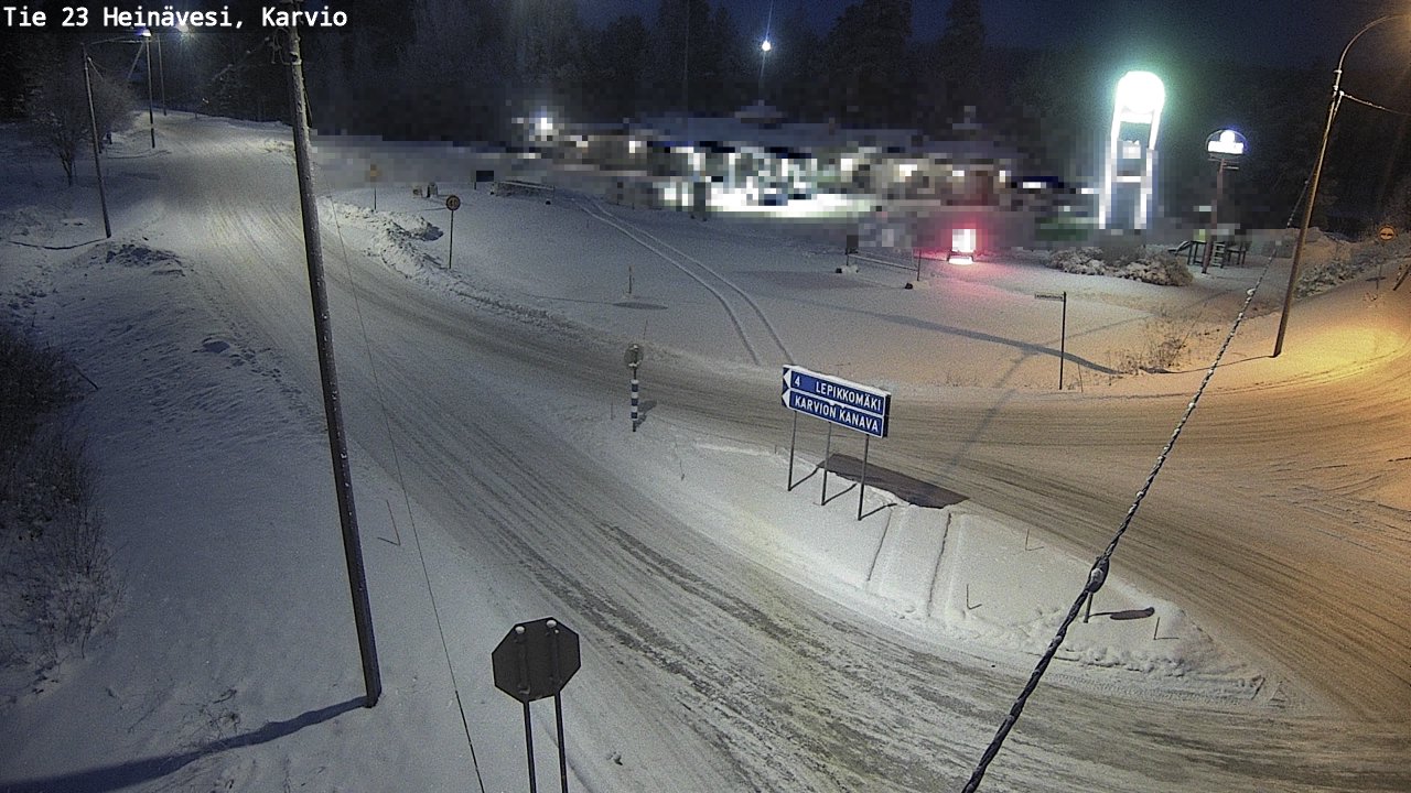 Weather Camera Image Road 23 Heinävesi, Karvio, Heinävesi, Pohjois-Karjala