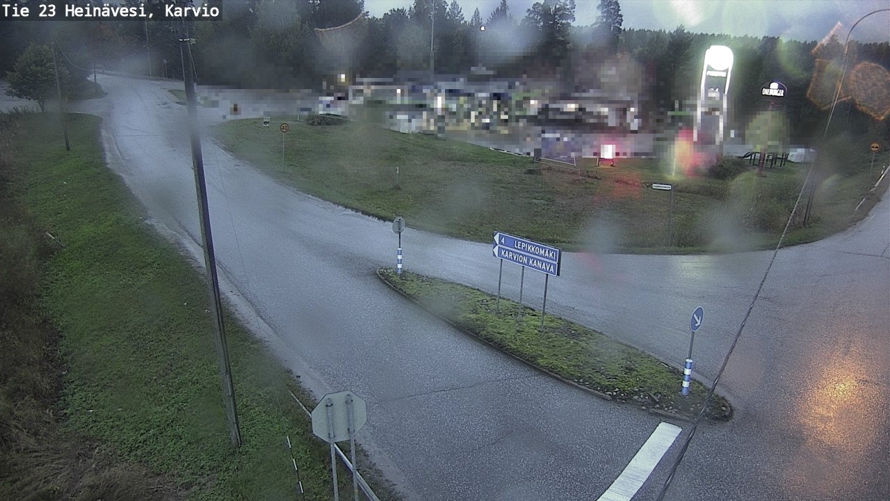 Weather Camera Image Road 23 Heinävesi, Karvio, Heinävesi, Pohjois-Karjala