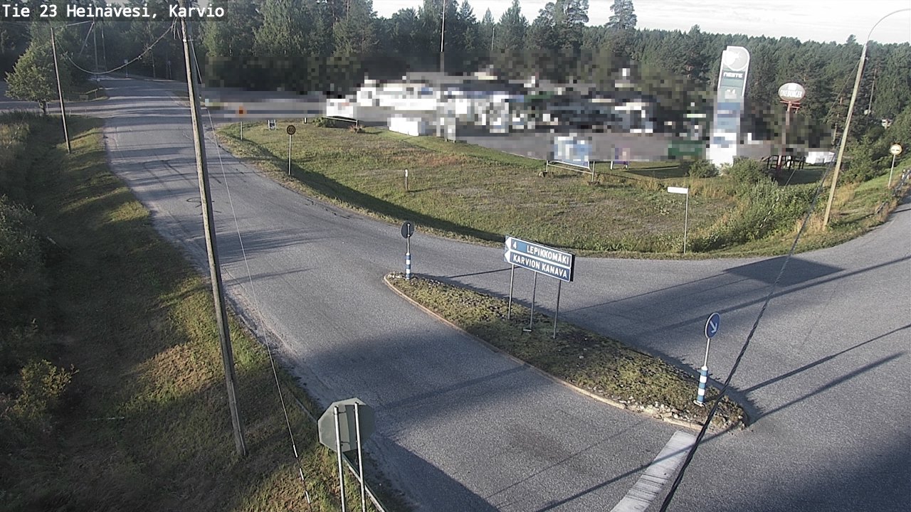 Weather Camera Image Road 23 Heinävesi, Karvio, Heinävesi, Pohjois-Karjala
