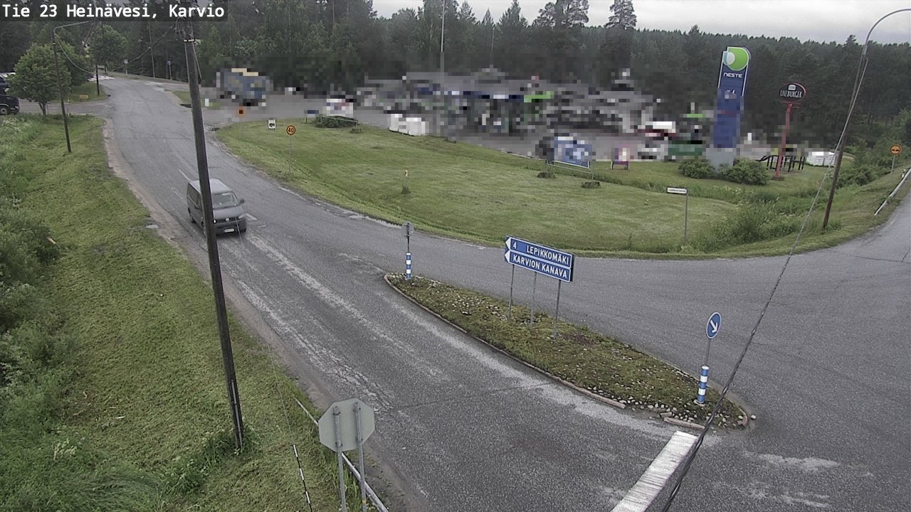 Weather Camera Image Väg 23 Heinävesi, Karvio, Heinävesi, Pohjois-Karjala