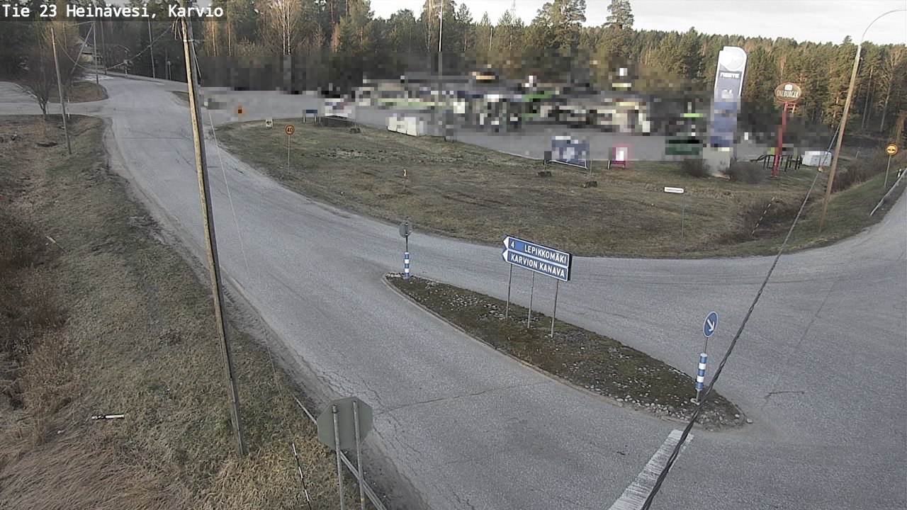 Weather Camera Image Väg 23 Heinävesi, Karvio, Heinävesi, Pohjois-Karjala
