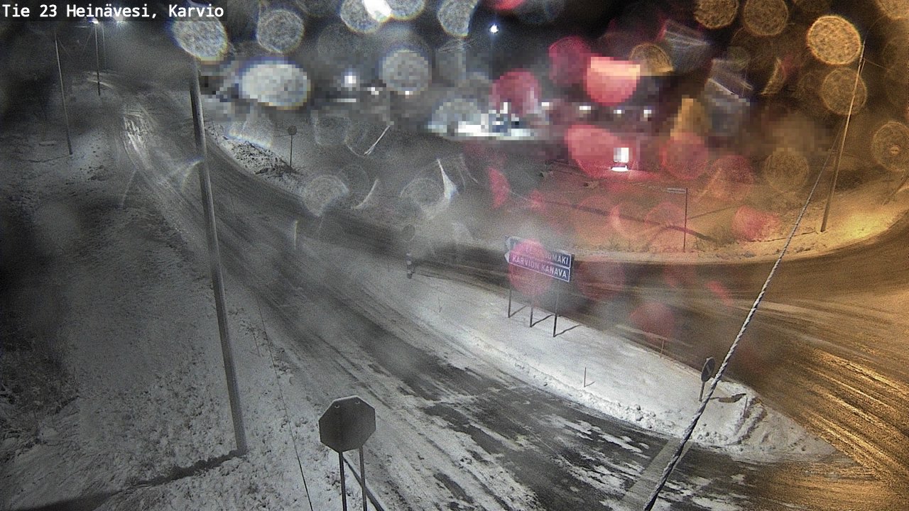 Weather Camera Image Väg 23 Heinävesi, Karvio, Heinävesi, Pohjois-Karjala