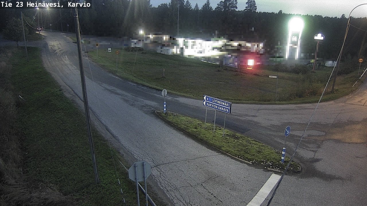 Weather Camera Image Road 23 Heinävesi, Karvio, Heinävesi, Pohjois-Karjala