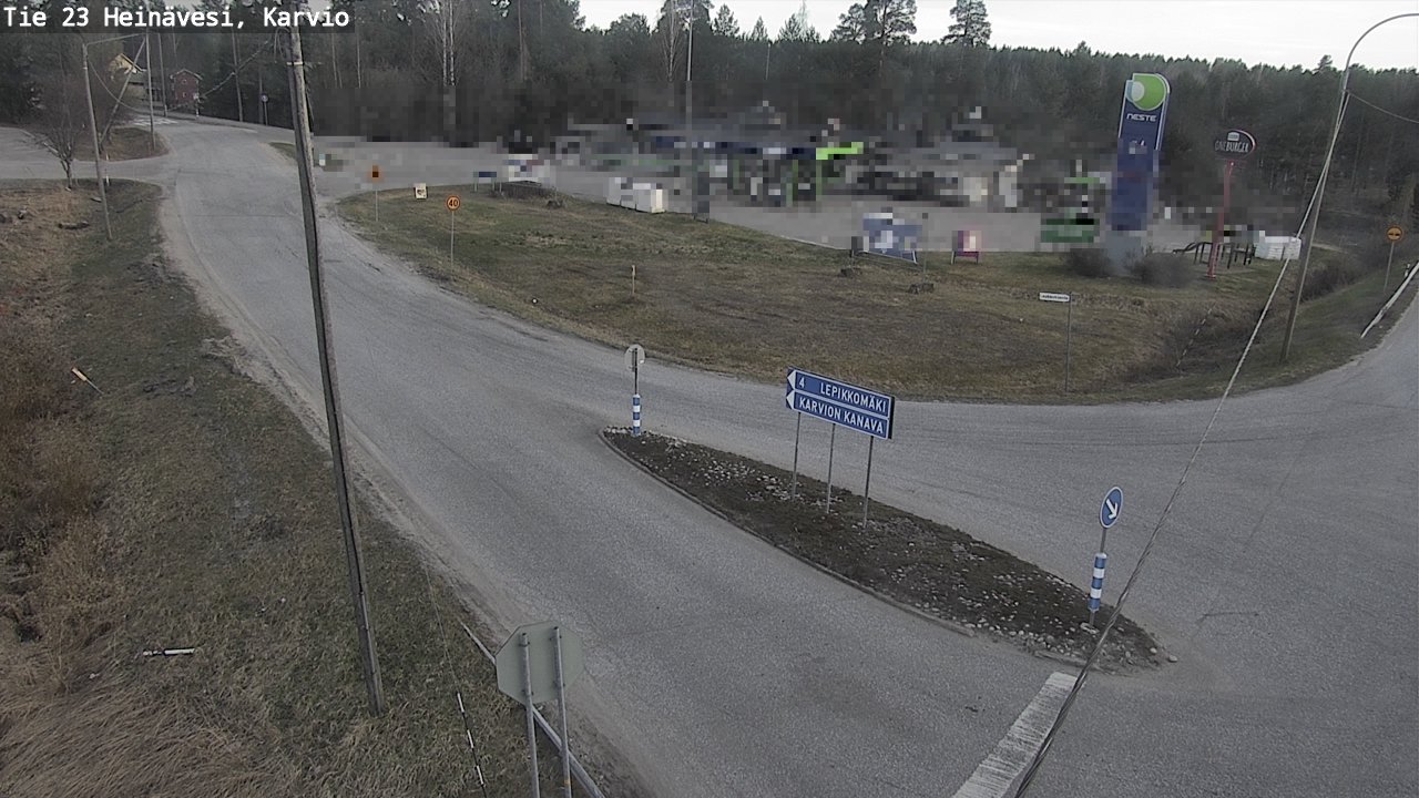 Weather Camera Image Road 23 Heinävesi, Karvio, Heinävesi, Pohjois-Karjala