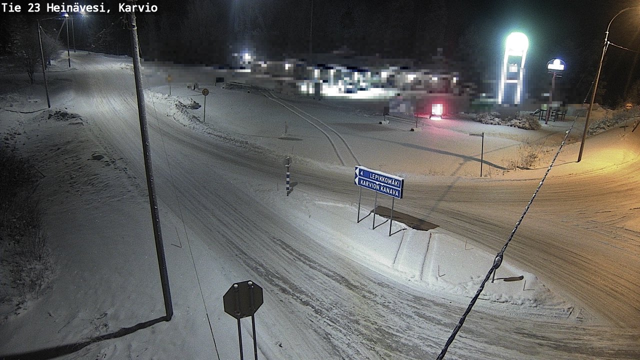 Weather Camera Image Road 23 Heinävesi, Karvio, Heinävesi, Pohjois-Karjala