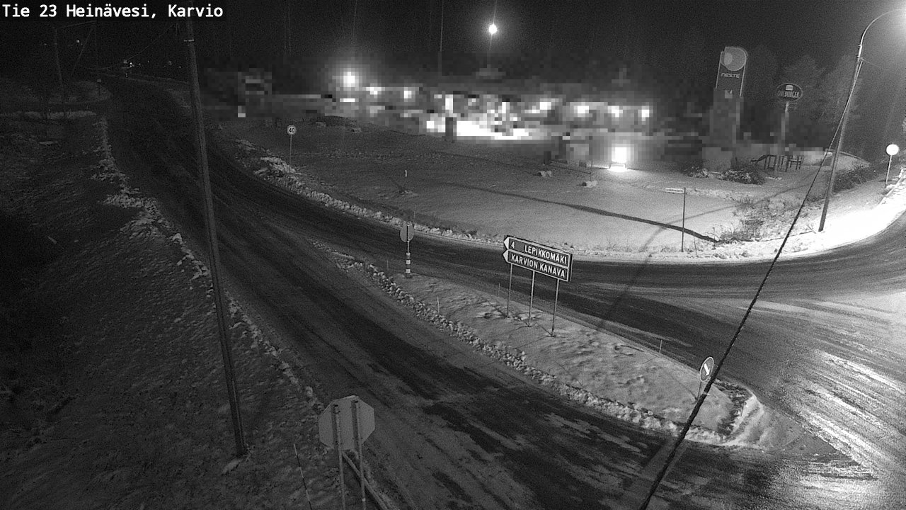 Weather Camera Image Väg 23 Heinävesi, Karvio, Heinävesi, Pohjois-Karjala
