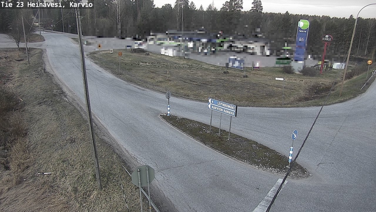 Weather Camera Image Road 23 Heinävesi, Karvio, Heinävesi, Pohjois-Karjala