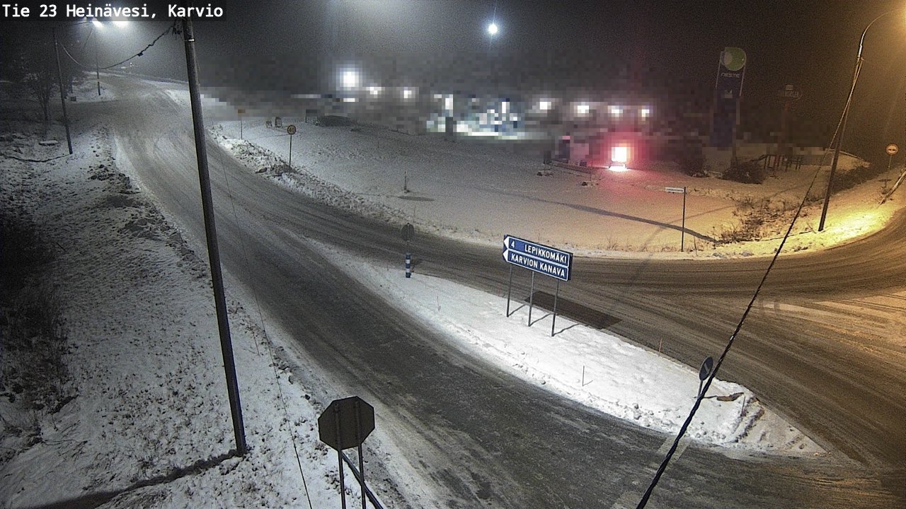Weather Camera Image Väg 23 Heinävesi, Karvio, Heinävesi, Pohjois-Karjala