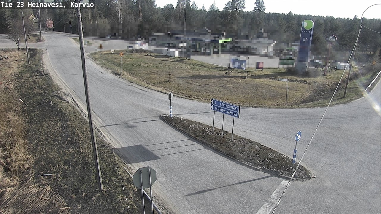 Weather Camera Image Road 23 Heinävesi, Karvio, Heinävesi, Pohjois-Karjala